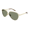 Saint Laurent SL 734 004 GOLD GREEN napszemüveg