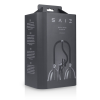 SAIZ Saiz Premium - dupla mellpumpa - kicsi (áttetsző-fekete)