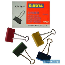 Sakota 51mm 12db/csomag színes iratcsipesz gemkapocs, tűzőkapocs