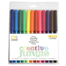Sakota Creative jungle: filctoll készlet - 12 db-os filctoll, marker
