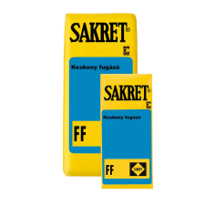 Sakret keskenyfugázó FF karamell 5 kg glett, gipsz, csemperagasztó, por