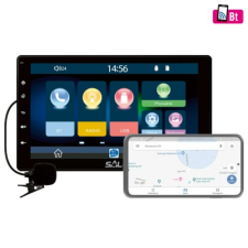  SAL VB X1000 autórádió és multimédiás lejátszó, 4 x 45 W, 2 + 1 RCA, CarPlay, Android Auto, USB Mirror Link autórádió