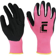  SALANGANA kesztyű pes/latex rózsa 10 védőkesztyű
