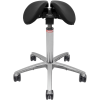 Salli MultiAdjuster nyeregszék Kárpit színe: Bőr - szilva #75014, Szerkezet: króm + standard bázis, Testmagasság: Közepes (M) - 170 cm-ig