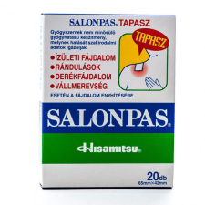 Salonpas tapasz 20 db gyógyhatású készítmény