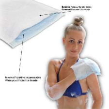 Salus szappanozott mosdató kesztyű 100 db/doboz 16X25 cm 5,5 ph gyógyászati segédeszköz