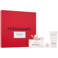Salvatore Ferragamo Signorina SET: edp 100ml + edp 5ml + Testápoló 50ml kozmetikai ajándékcsomag