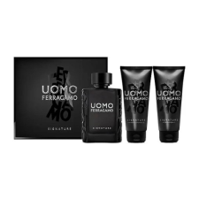 Salvatore Ferragamo Uomo Signature SET: edp 100ml + tusfürdő gél 100ml + Testápoló 100ml kozmetikai ajándékcsomag