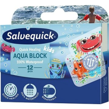 Salvequick Gyógyulást gyorsító tapasz Aqua Block Kids 12 db gyógyászati segédeszköz