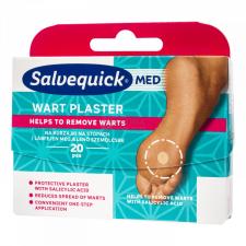 Salvequick Med szemölcstapasz 20 db gyógyászati segédeszköz