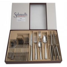 Salvinelli TIME evőeszköz készlet 30 részes tányér és evőeszköz