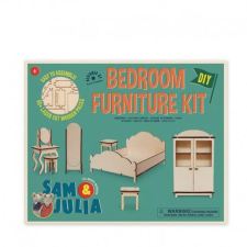  Sam &amp; Julia Bútorkészlet - DIY Hálószoba – Mouse Mansion játékfigura