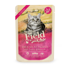 Sam's Field Sam's Field True Meat Fillets for kittens - Turkey & Broccoli 24 x 85 g macskaeledel
