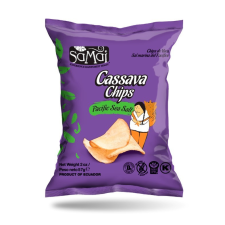 Samai Cassava (manióka) chips tengeri sós 57g SAMAI reform élelmiszer