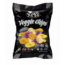 SAMAI Veggie chips tengeri sós 57g Rainforest vegyes zöldség előétel és snack