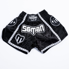 Saman Thai-Box nadrág, Saman, Colours 1985, polyester, fekete/fehér, M méret