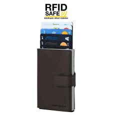 SAMSONITE ALU FIT sötétbarna RFID védett pénztárca, kártyatartó 133890-1251