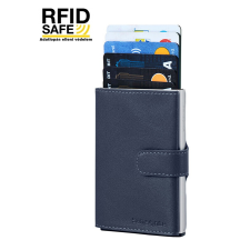 SAMSONITE ALU FIT sötétkék RFID védett pénztárca, kártyatartó 133890-1090 pénztárca