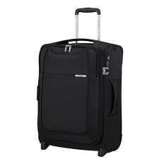 SAMSONITE D'LITE kétkerekű bővíthető  fekete kabin bőrönd 55cm 137228-1041 kézitáska és bőrönd
