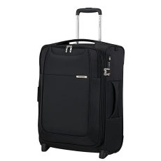 SAMSONITE D'LITE kétkerekű bővíthető  fekete kabin bőrönd 55cm 137228-1041 (137228-1041)