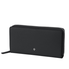 SAMSONITE EVERY-TIME 2.0 nagy fekete RFID védett körzippes, irattartós női pénztárca 149546-1041 pénztárca