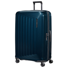 SAMSONITE NUON négykerekű bővíthető óriás bőrönd 81cm-éjkék metál 134403-9015 kézitáska és bőrönd