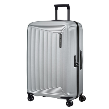 SAMSONITE NUON négykerekű bővíthető óriás bőrönd 81cm-matt ezüst 134403-4052 kézitáska és bőrönd