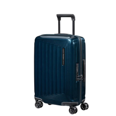 SAMSONITE NUON négykerekű bővíthető USB-s kabinbőrönd 55cm-éjkék metál 134399-9015 (134399-9015)
