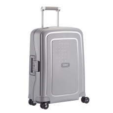 SAMSONITE S'CURE négykerekű ezüst-szürke csatos kabinbőrönd 55cm 49539-1776