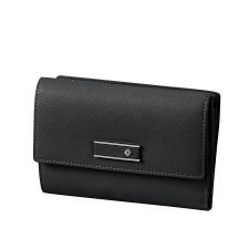 SAMSONITE ZALIA 3.0 közepes, két oldalas fekete RFID védett női pénztárca 149539-1041 pénztárca