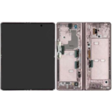 Samsung 0F916B Gyári Samsung Galaxy Z Fold OLED kijelző érintővel Bronz kerettel előlap mobiltelefon, tablet alkatrész