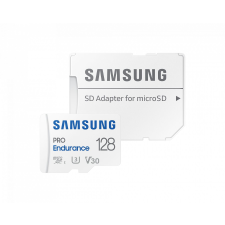 Samsung 128GB microSDXC Class10 U3 V30 PRO Endurance + adapterrel memóriakártya