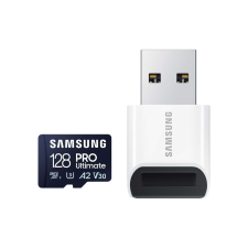 Samsung 128GB microSDXC Pro Ultimate Class10 U3 A2 V30 + Reader MB-MY128SB/WW memóriakártya