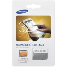 Samsung 32GB micro EVO +adapter Class 10 microSDHC memóriakártya memóriakártya