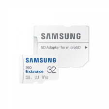 Samsung 32GB microSDHC Class10 U1 V10 PRO Endurance + adapterrel memóriakártya