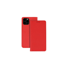 Samsung A256 Galaxy A25 5G, Oldalra nyíló flip tok, Smart, piros tok és táska