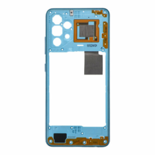 Samsung A325 Galaxy A32, LCD keret, kék mobiltelefon, tablet alkatrész