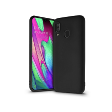 Samsung A405F Galaxy A40 szilikon hátlap - Soft Premium - fekete tok és táska