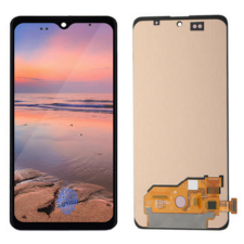 Samsung A515/M317 Galaxy A51/M31s, LCD kijelző érintőplexivel, fekete (OLED) mobiltelefon, tablet alkatrész