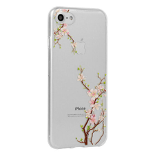 Samsung A530 Galaxy A5 2018/A8 2018, Szilikon tok, Floral, Cherry tok és táska