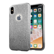 Samsung A605 Galaxy A6+ 2018, Szilikon tok, Bling (Csillámos), fekete tok és táska