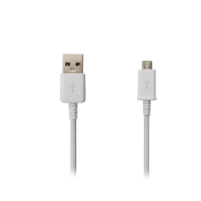 Samsung adatkábel és töltő (usb - microusb, ecb-du4, 100cm) fehér kábel és adapter