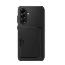 Samsung Card Slot Cover Galaxy A56 5G gyári szilikon hátlap tok, fekete tok és táska