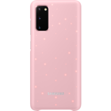 Samsung EF-KG980 Galaxy S20 gyári Smart LED Tok - Rózsaszín tok és táska