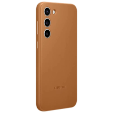 Samsung EF-VS916L Bőr hátlap Galaxy S23 Plus barna (EF-VS916LAEGWW) tok és táska
