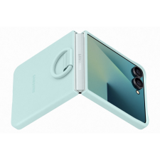 Samsung Flip 7 Szilikon tok gyűrűvel, világos kék (OSAM-EF-PF766TMEG) tok és táska