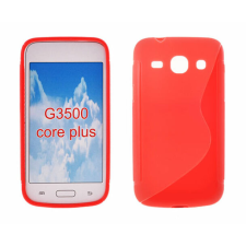 Samsung G350 Galaxy Core+, Szilikon tok, S-Case, piros tok és táska