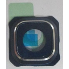 Samsung G928 Galaxy S6 Edge, Kamera plexi és gyűrű, fekete mobiltelefon, tablet alkatrész