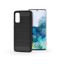 Samsung G980F Galaxy S20 szilikon hátlap - Carbon - fekete tok és táska