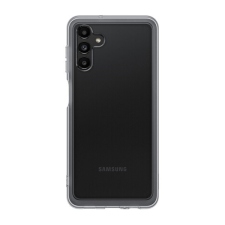 Samsung Galaxy A13 5G SM-A136U, Szilikon tok, átlátszó/fekete, gyári tok és táska